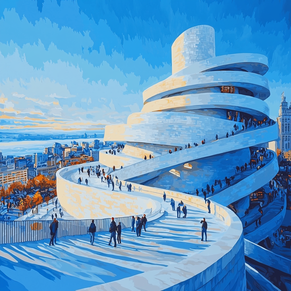 The Guggenheim Museum Painting By Numbers Kit