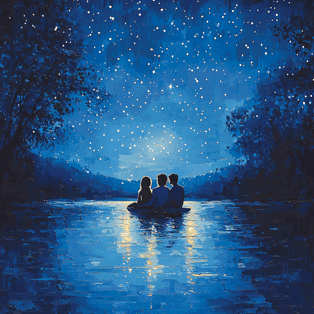 An Evening Under The Stars Painting Number Kit
