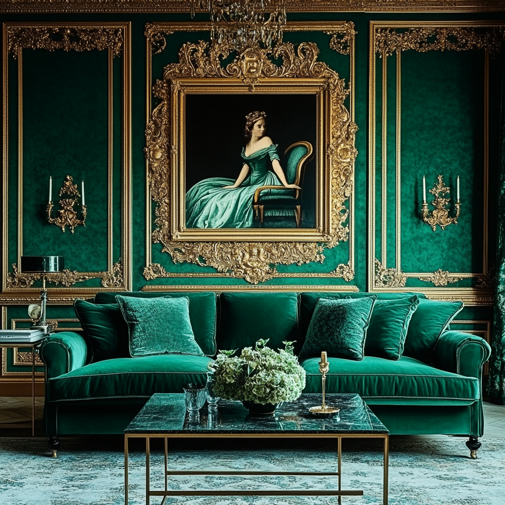 Gustav Klimt Inspired Tea Salon DIY paint by numbers