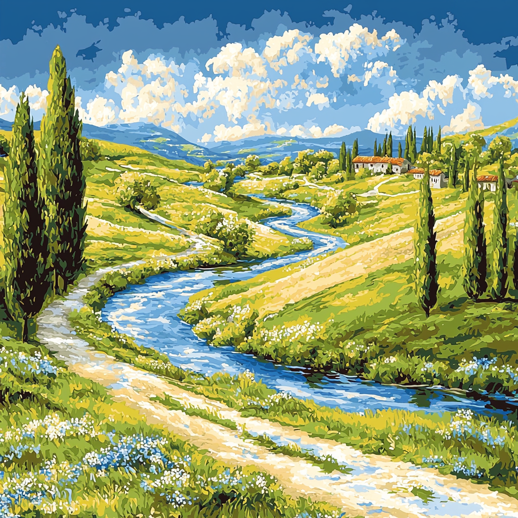 Leonardo Da Vinci Inspired The Flow Of Nature Paint By Number