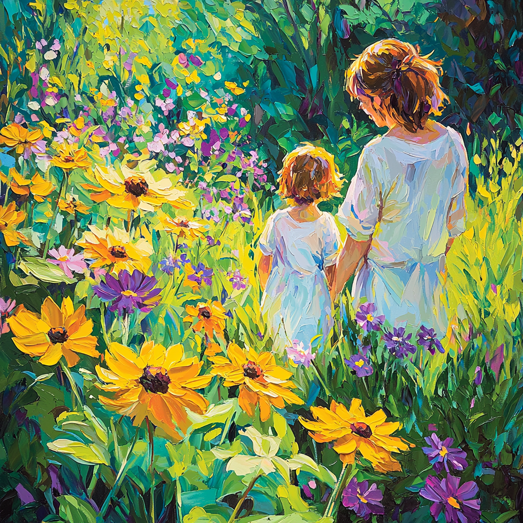 Nature's Serenade To Mothers Painting By Numbers Kit