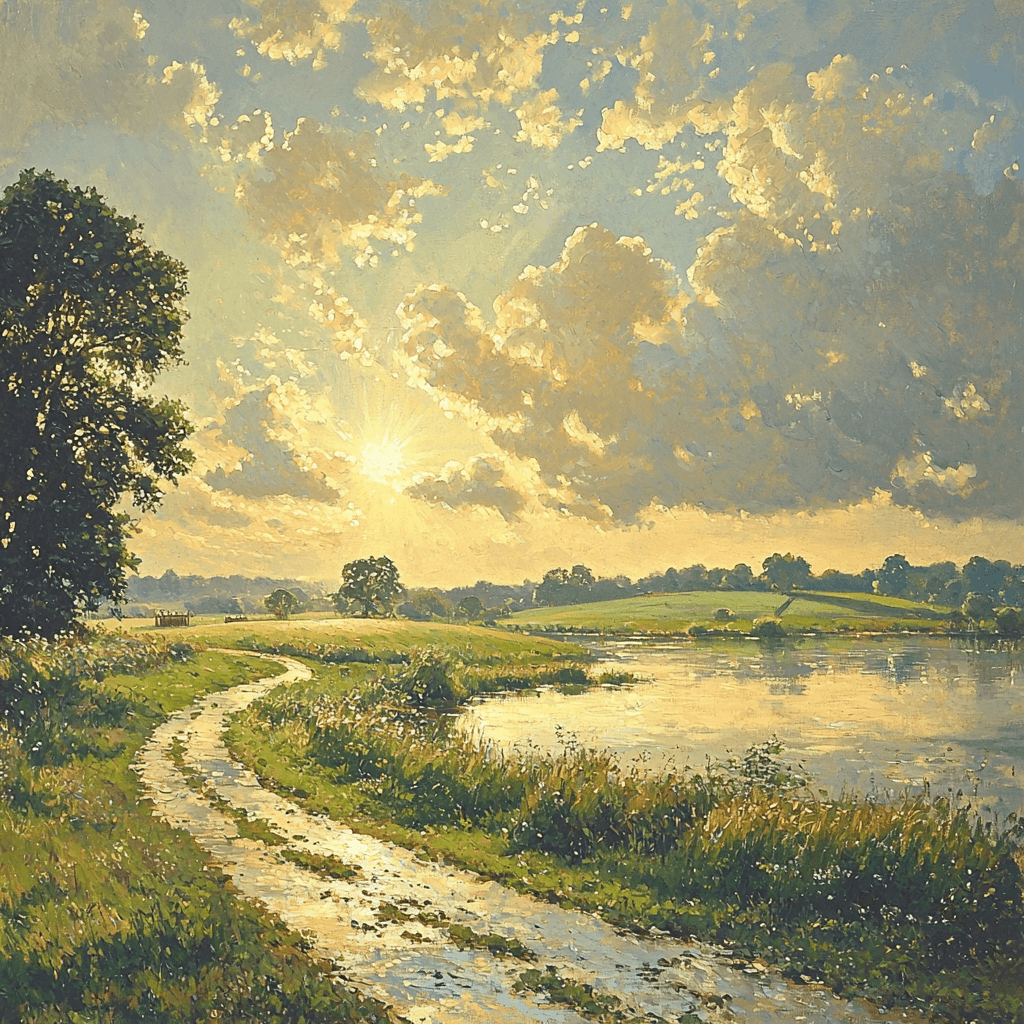 John Constable Inspired Pastoral Light Symphony Paint By Numbers
