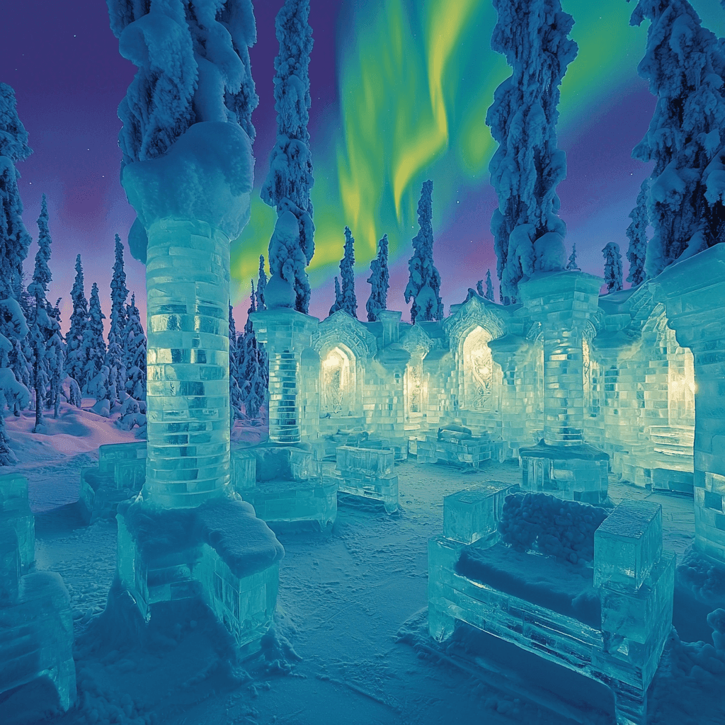Ice Hotel - Jukkasjärvi Numbered Painting Kits