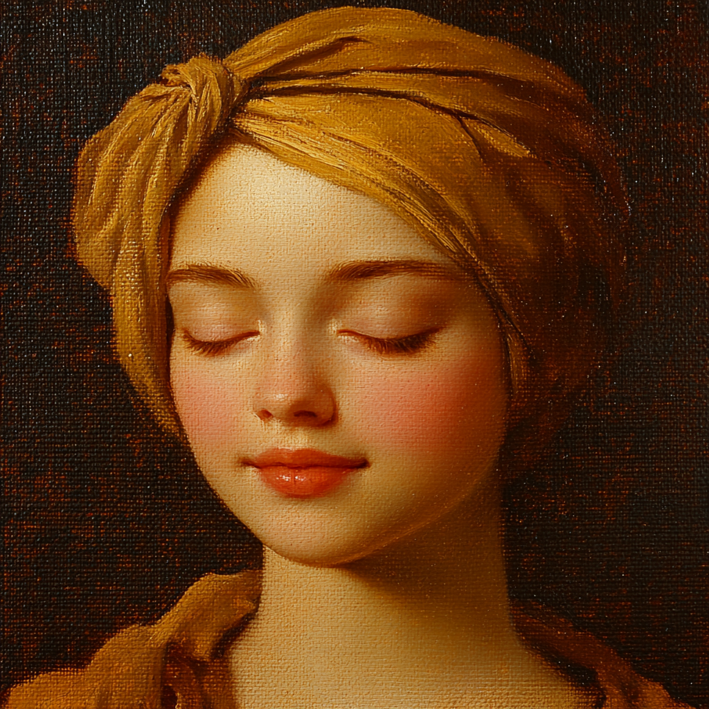 Rembrandt Inspired Intimate Portrait Study painting number kit