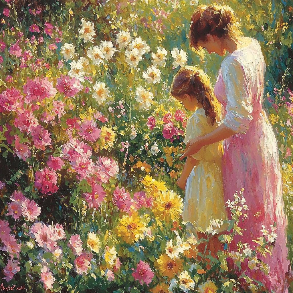 Bouquet Of Memories Paint By Color