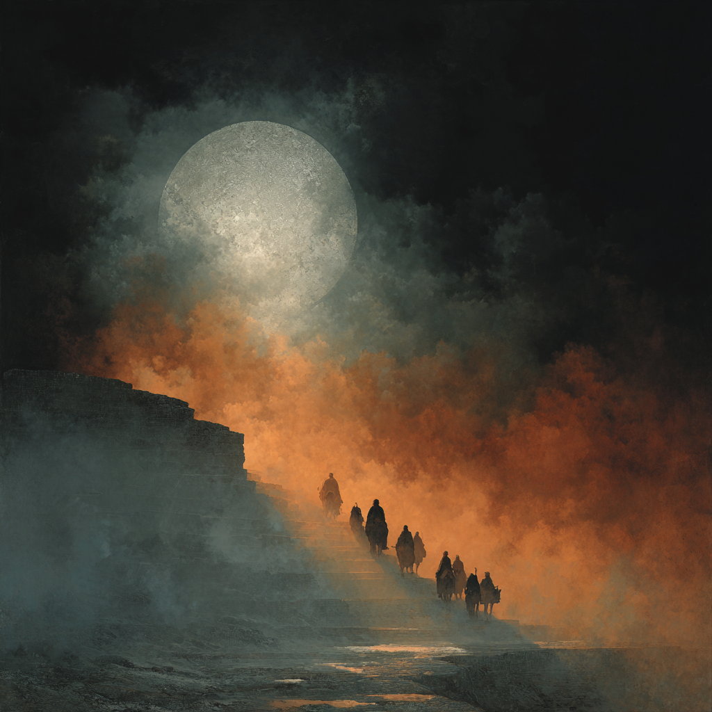 Goya Inspired Phantom Procession Numbered painting kits