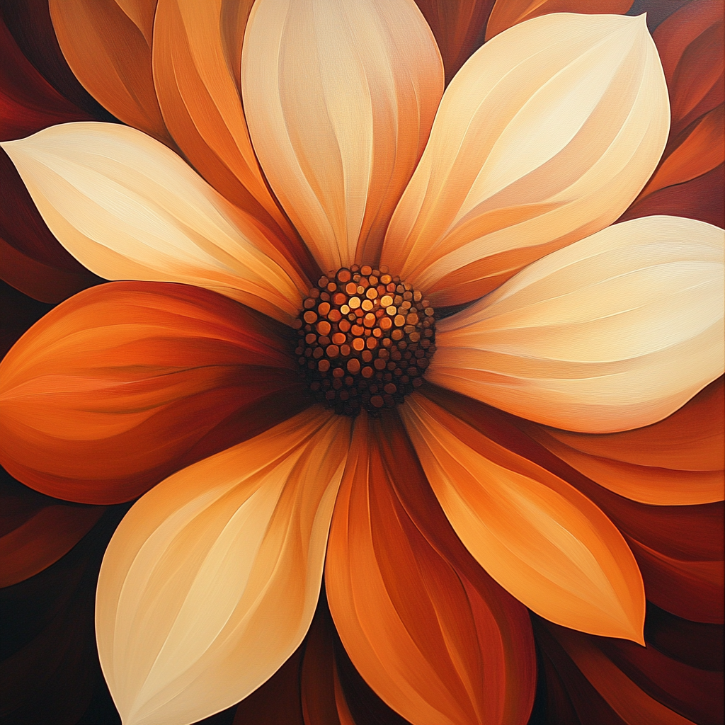 Georgia OKeeffe Inspired Desert Flowers Paint by numbers art