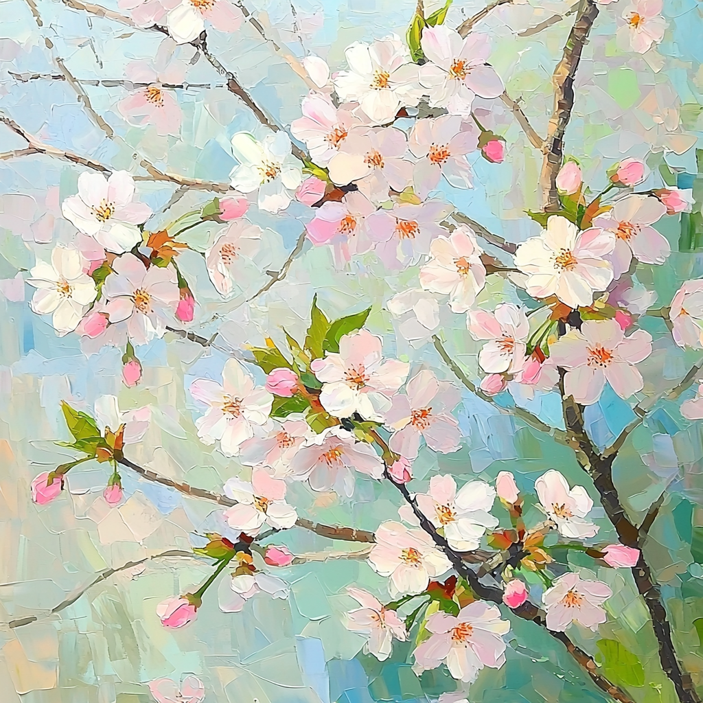 Embrace Of Spring Paint By Color