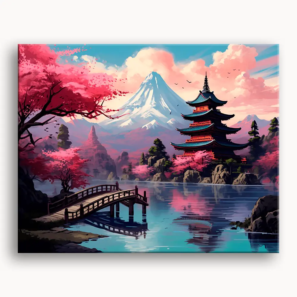 Happy Painting Exclusive DIY Paint by Number Kit Stress Relief Relaxation Toys Beginner Painting Kits Handicrafts with Lions Flowers & Birds Designs