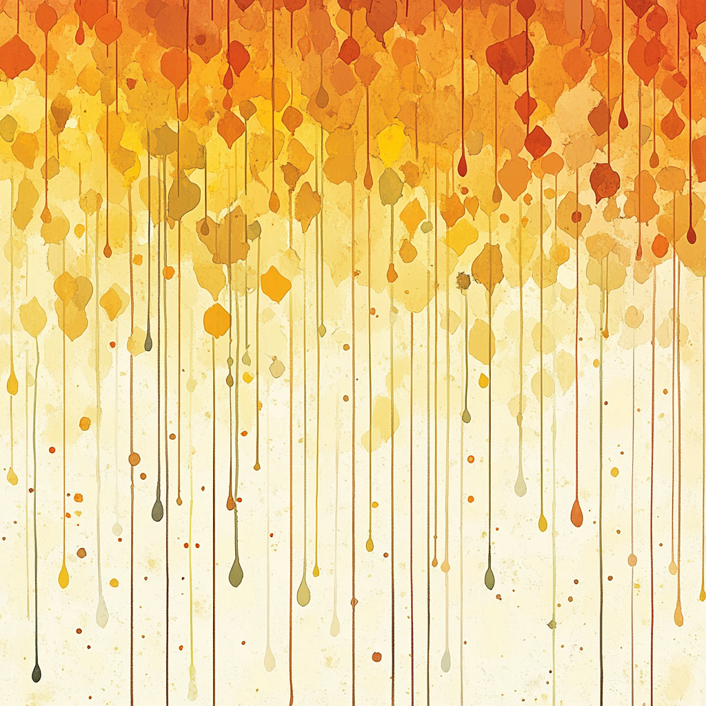 Jackson Pollock Inspired Web Of Autumn Energy Painting by numbers kit