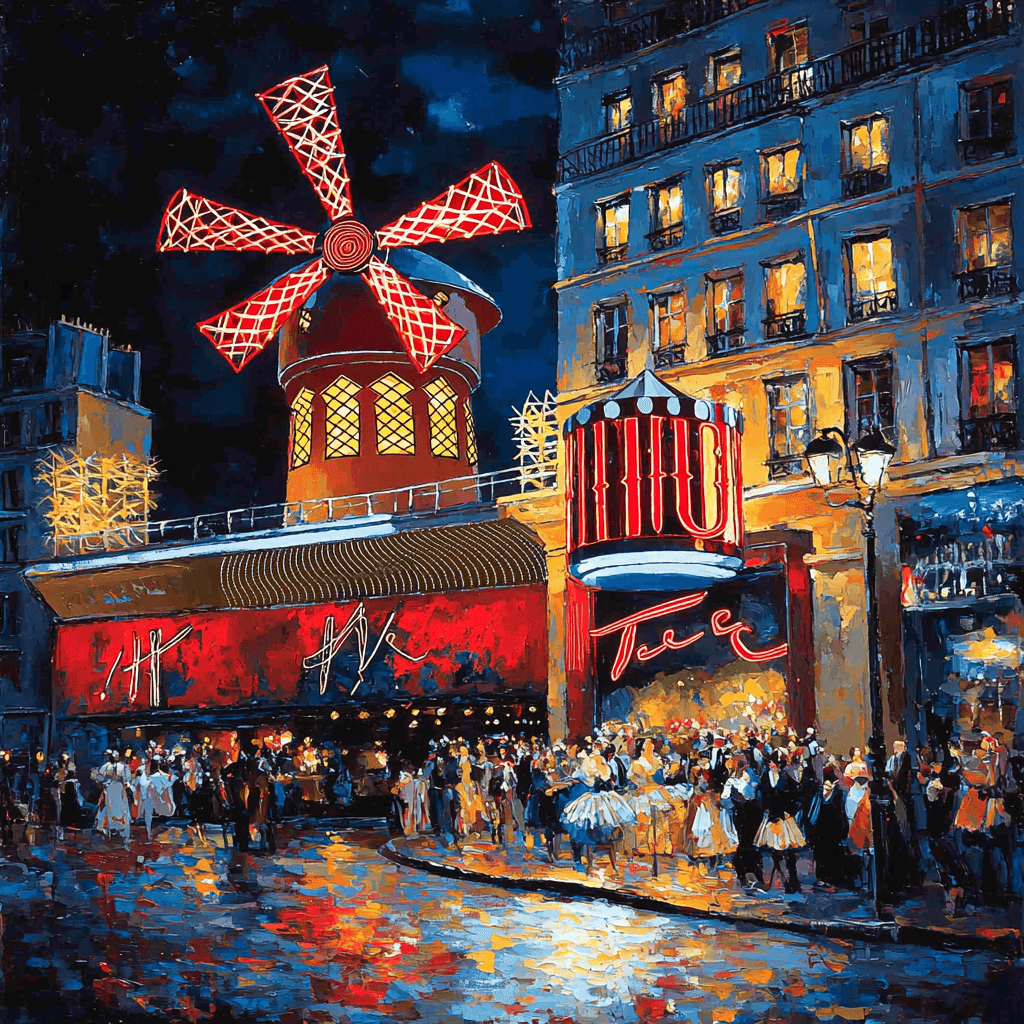 Moulin Rouge - Paris Painting By Numbers Kit