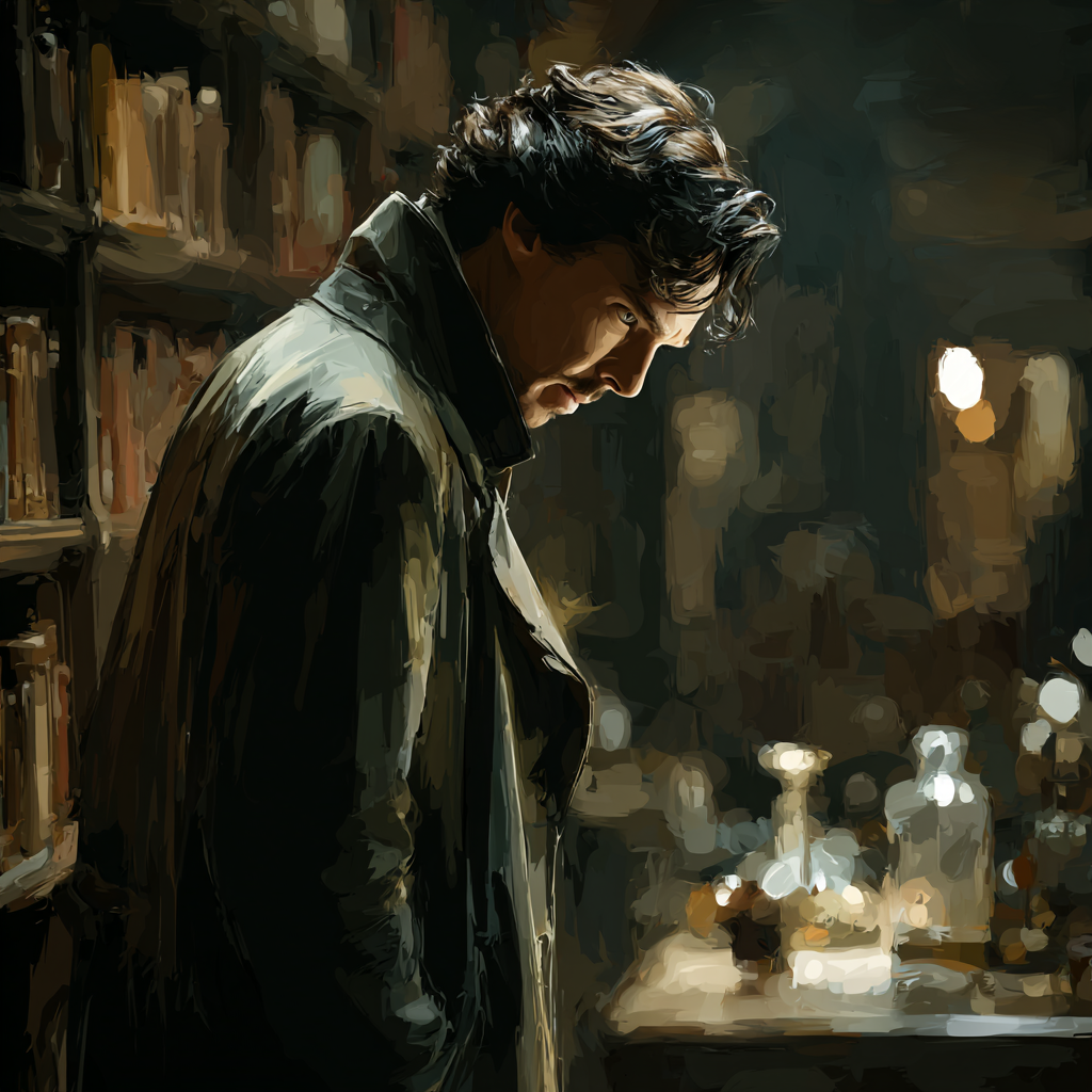 Benedict Cumberbatch: Cartographer Of Mind And Shadow Numbered painting kits