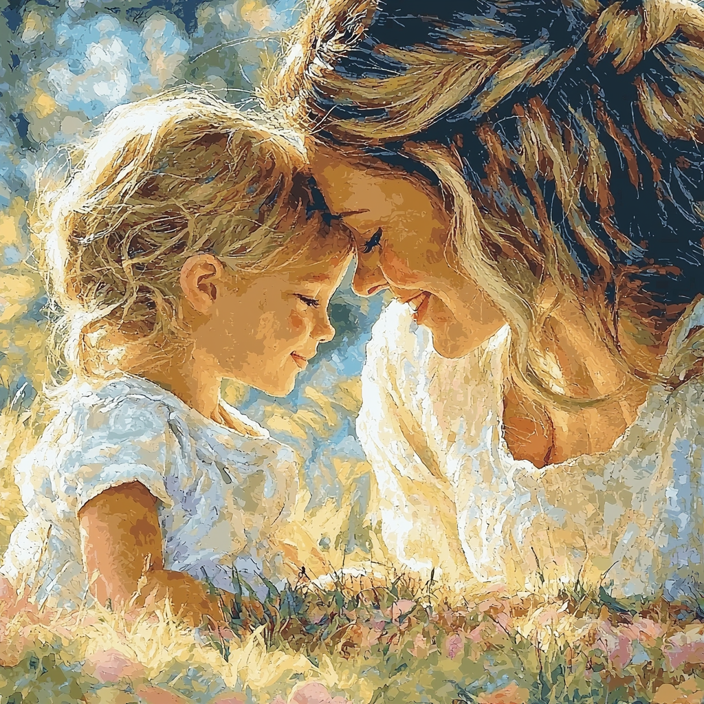Mom’s Caring Hands Painting Number Kit