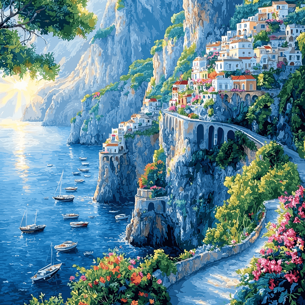 The Amalfi Coast Paint By Number