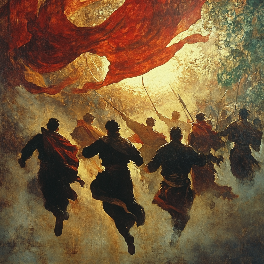 Eugene Delacroix Inspired Heroic Battle Painting by numbers kit