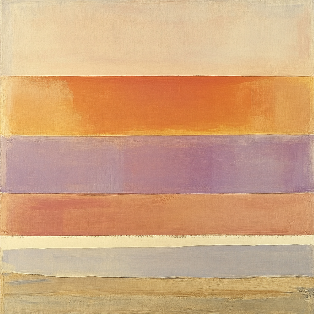 Mark Rothko Inspired Desert Solitude Paint by numbers kits
