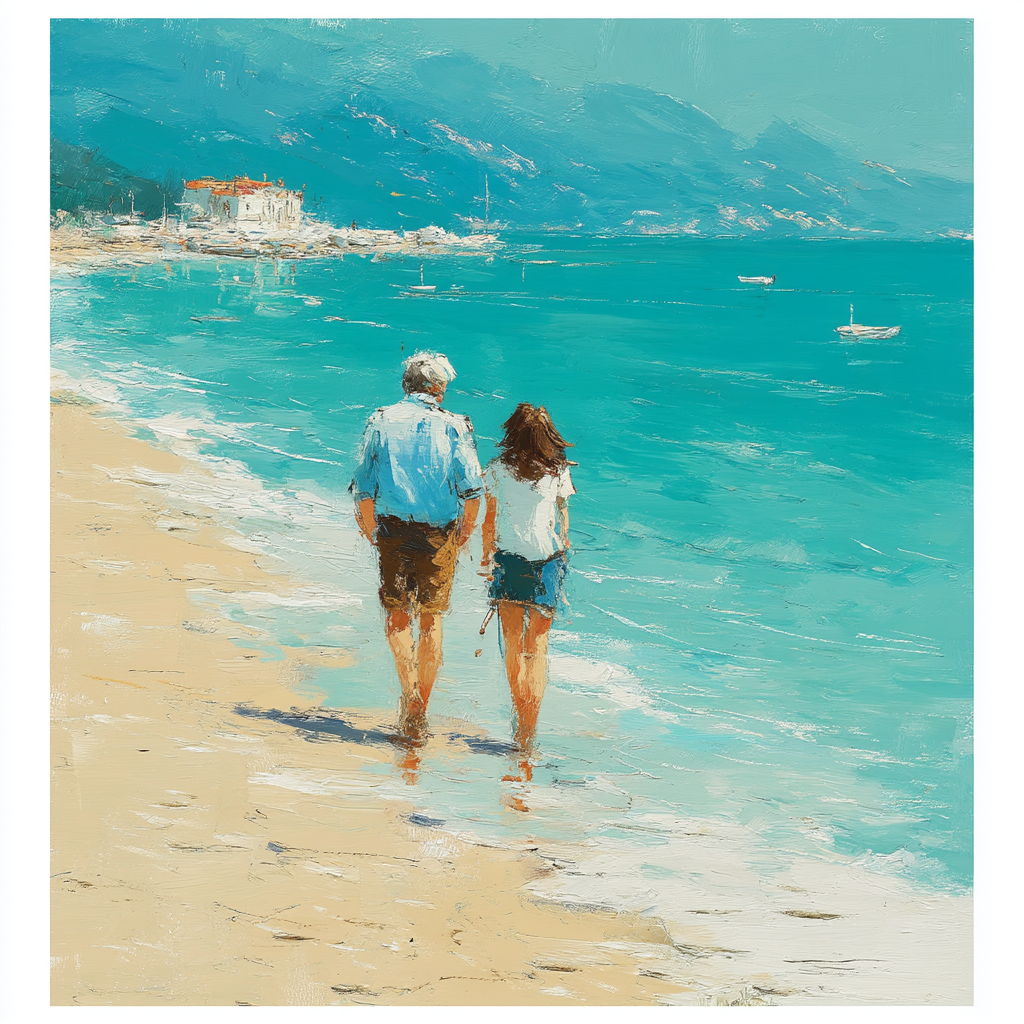 Gentle Waves Of Motherhood Painting Number Kit