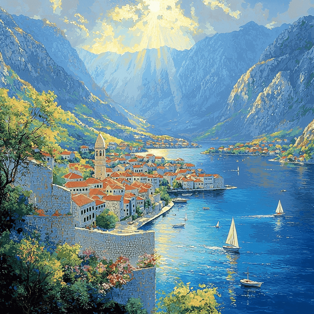 Kotor Bay Numbered Painting Kits