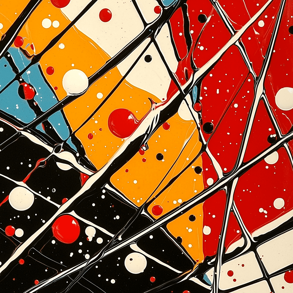 Jackson Pollock Inspired Abstract Essence Paint By Numbers Kits