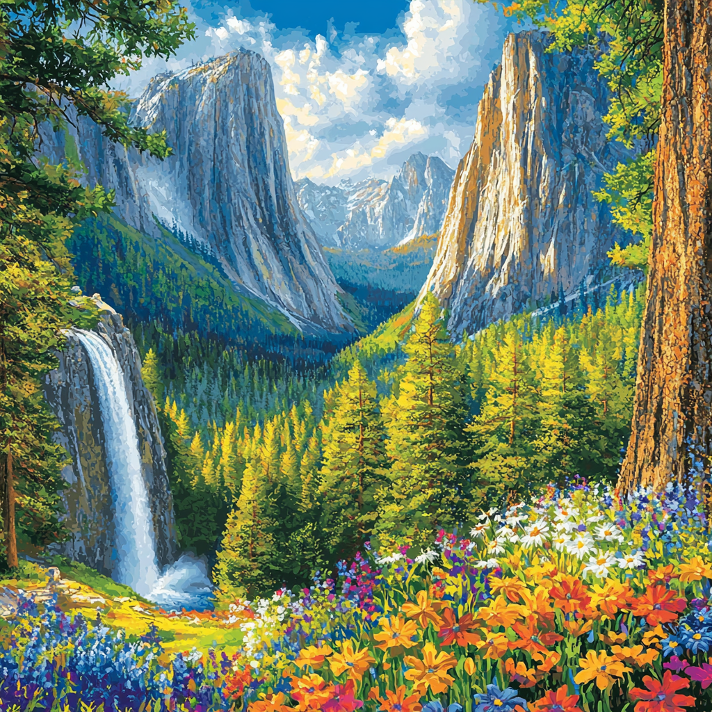 Yosemite National Park - USA Paint By Numbers