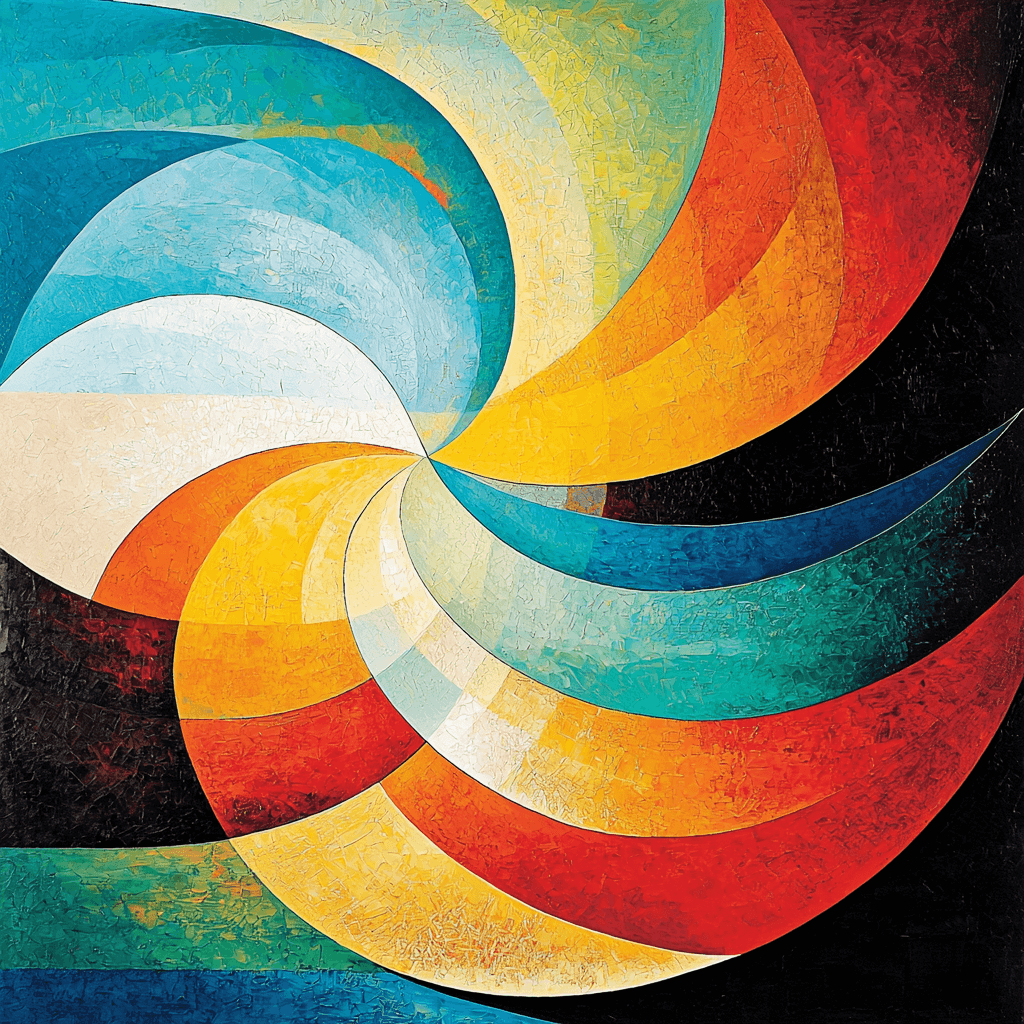 Wassily Kandinsky Inspired Classic Elements DIY Paint By Numbers