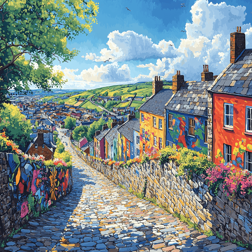 The Walled City Of Derry - Londonderry Paint By Number