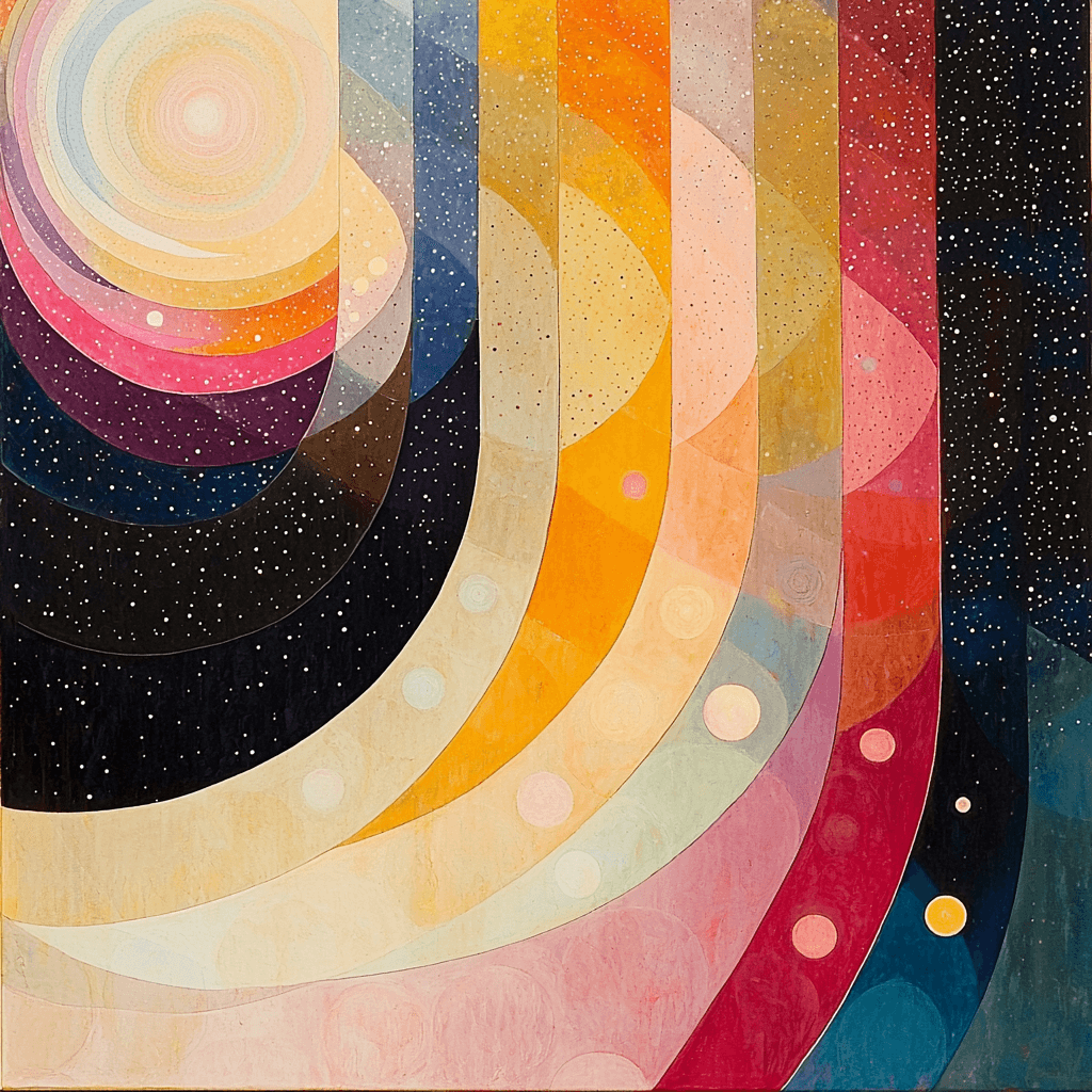 Hilma Af Klint Inspired Astral Journey Paint By Color