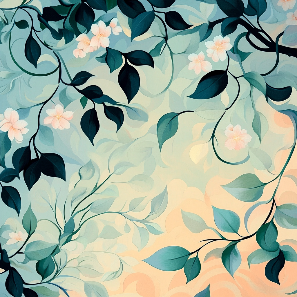 Alphonse Mucha Inspired Botanical Harmony Paint by numbers art