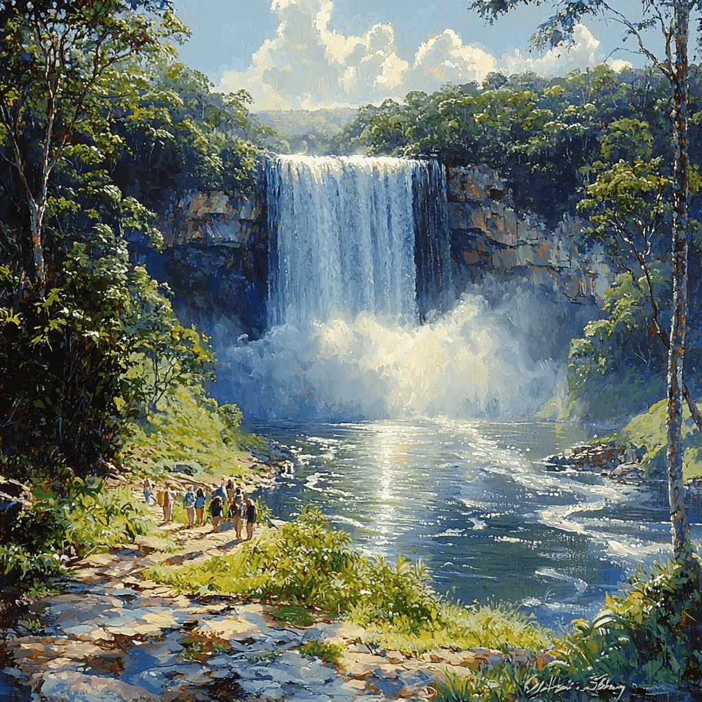 Angel Falls DIY Paint By Numbers