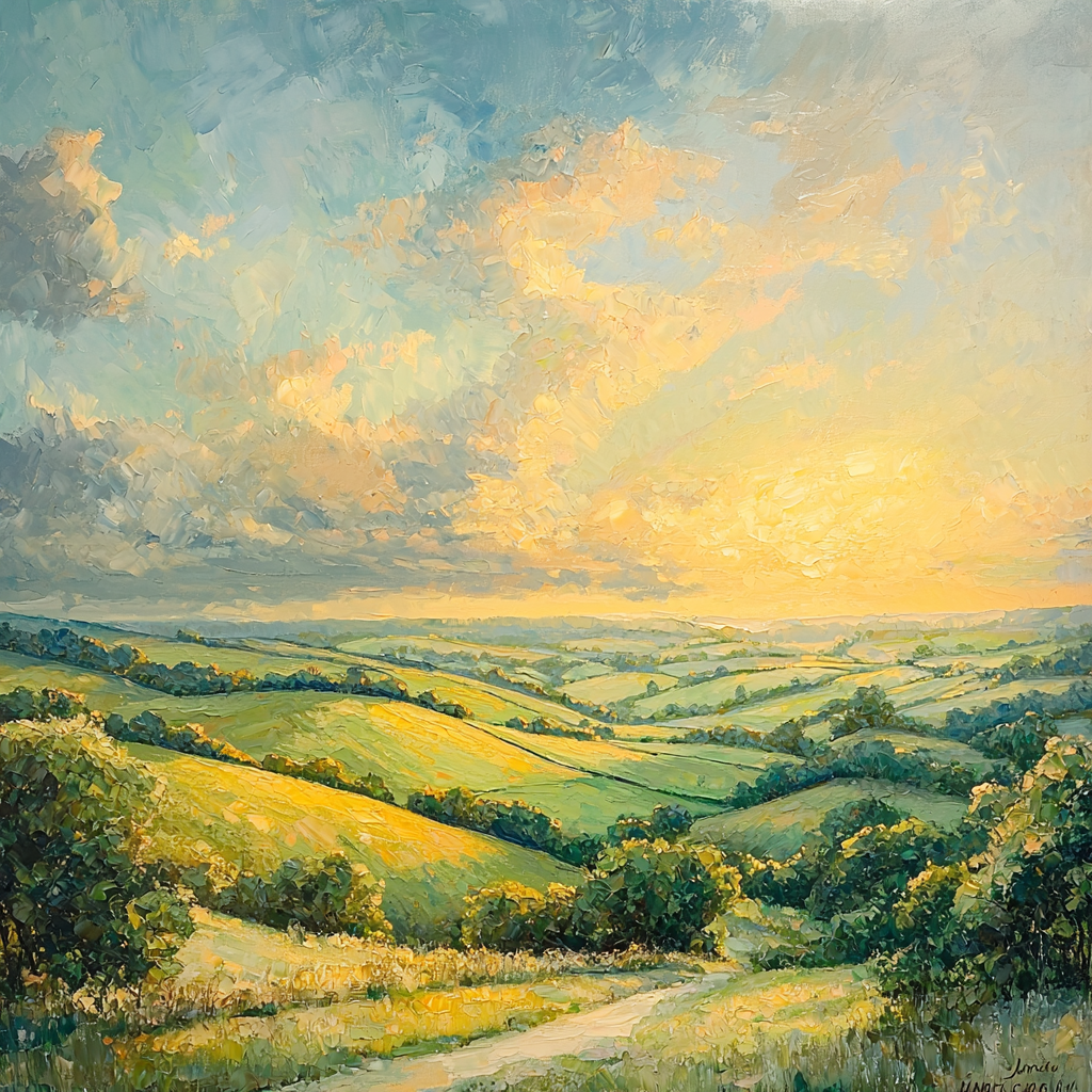 John Constable Inspired Sunshine And Shadows Paint By Numbers Art