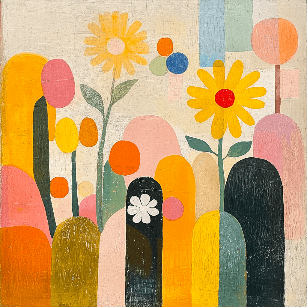 Paul Klee Inspired Abstract Joy Paint By Number