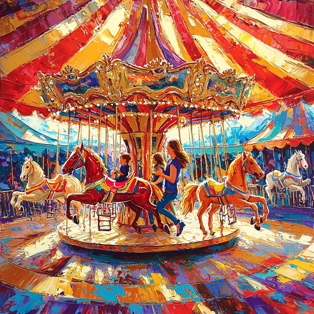 Carousel Dreams Paint By Number