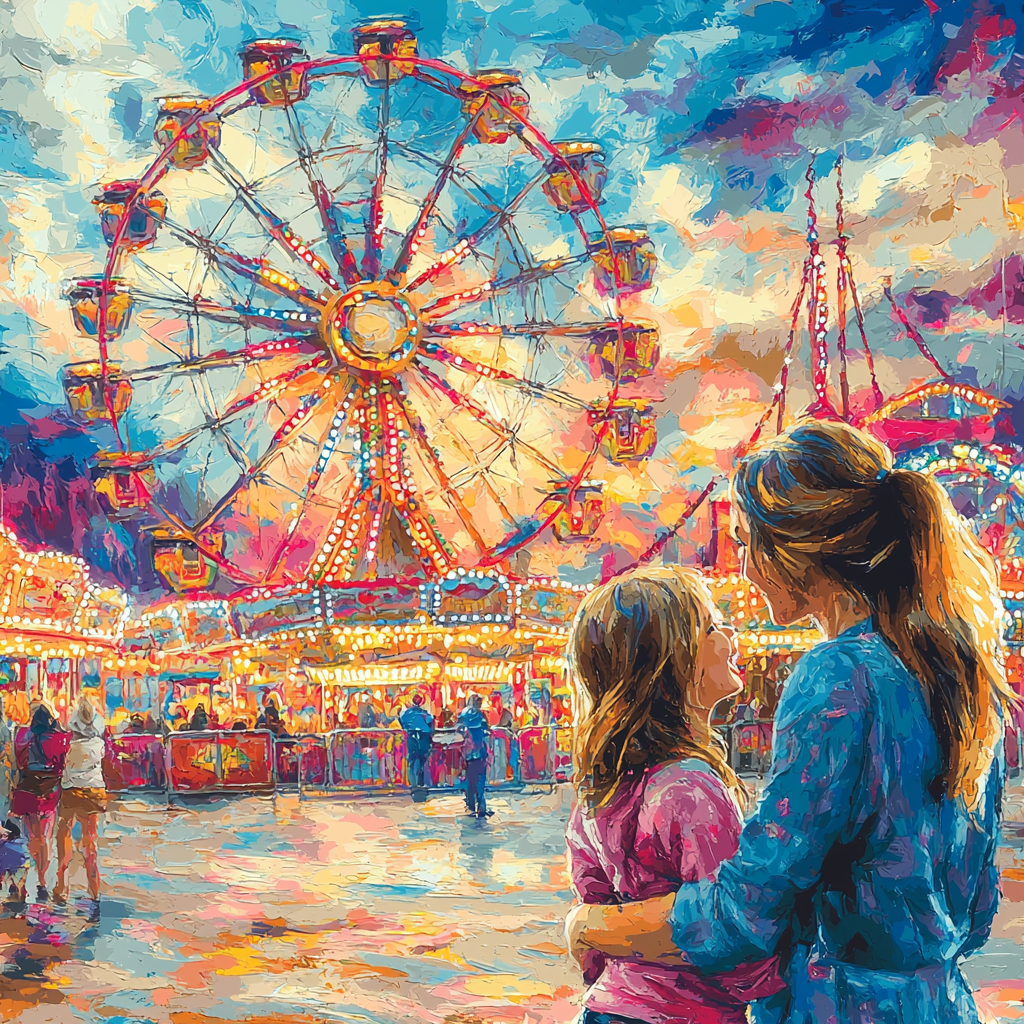 Magic Moments At The Fair Paint By Numbers Kits