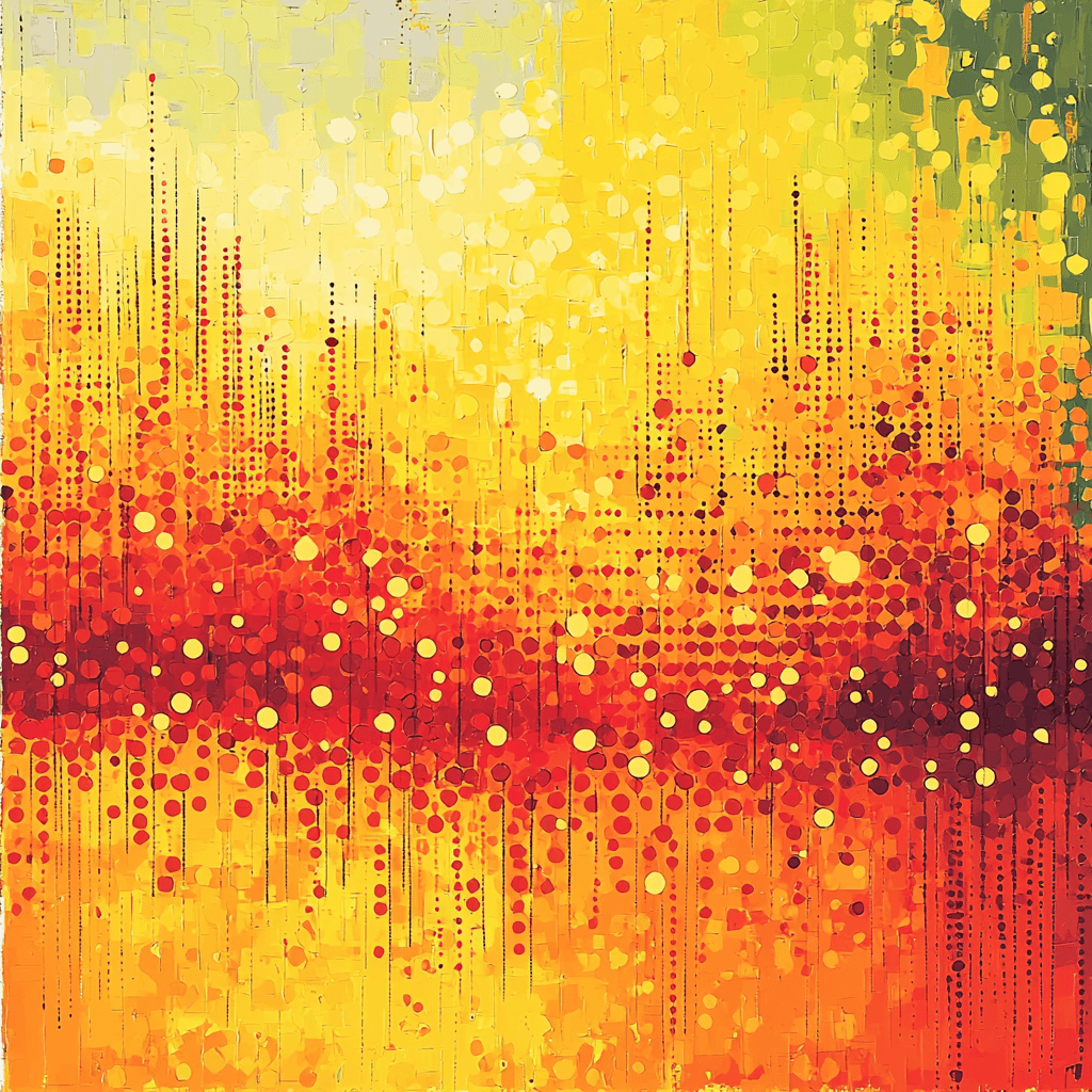 Georges Seurat Inspired Colorful Resonance Numbered Painting Kits