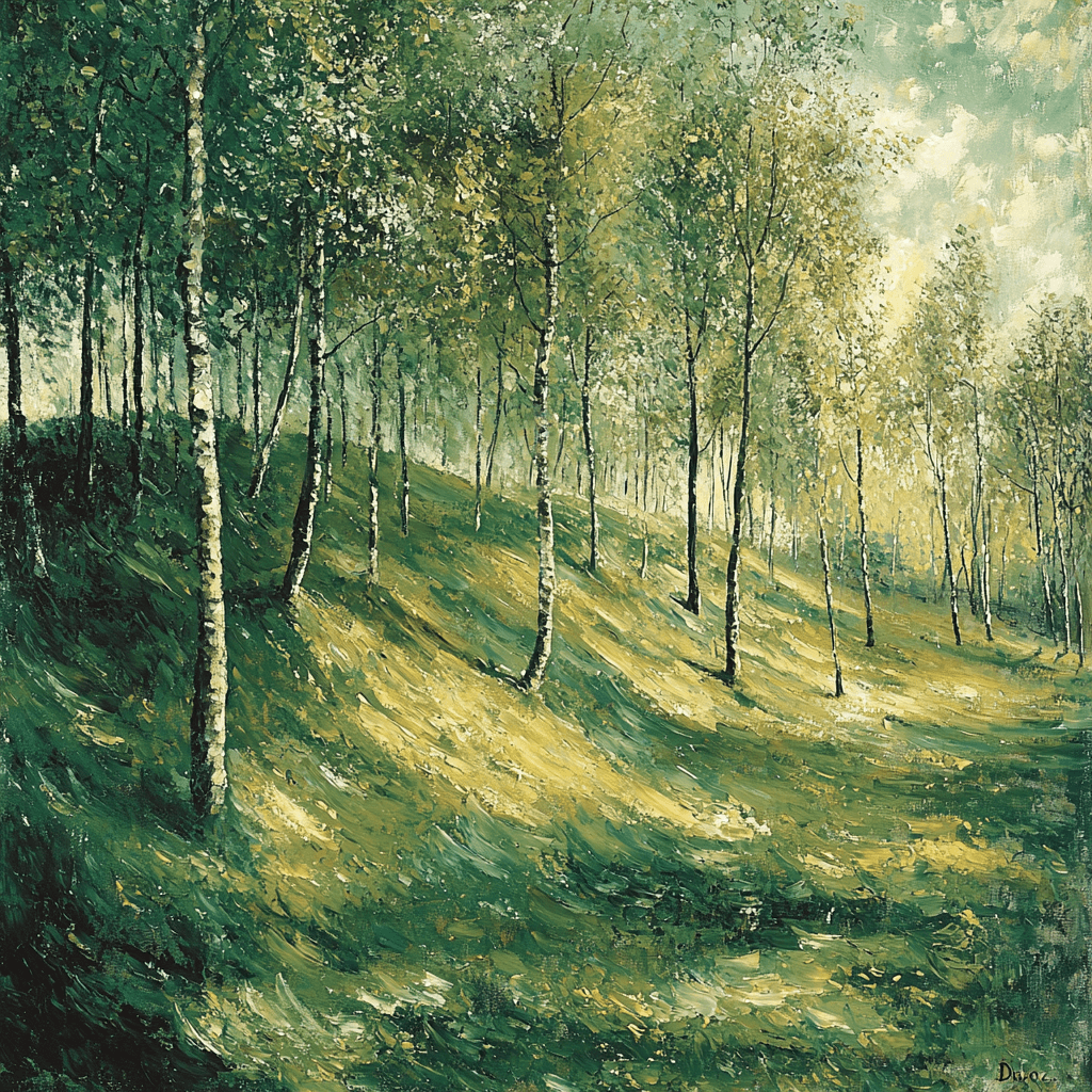 Edgar Degas Inspired Breeze Through The Trees Numbered Painting Kits
