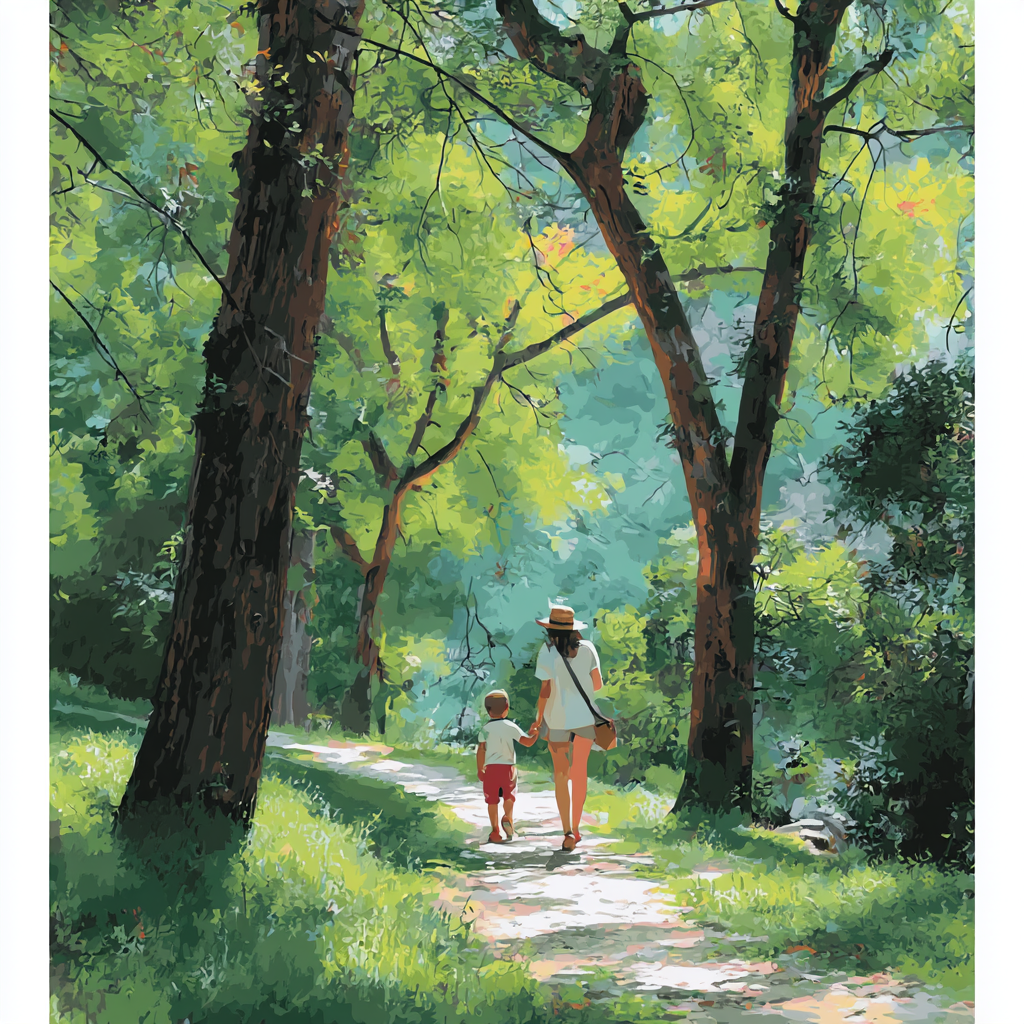 Treasured Moments In Nature Number Painting