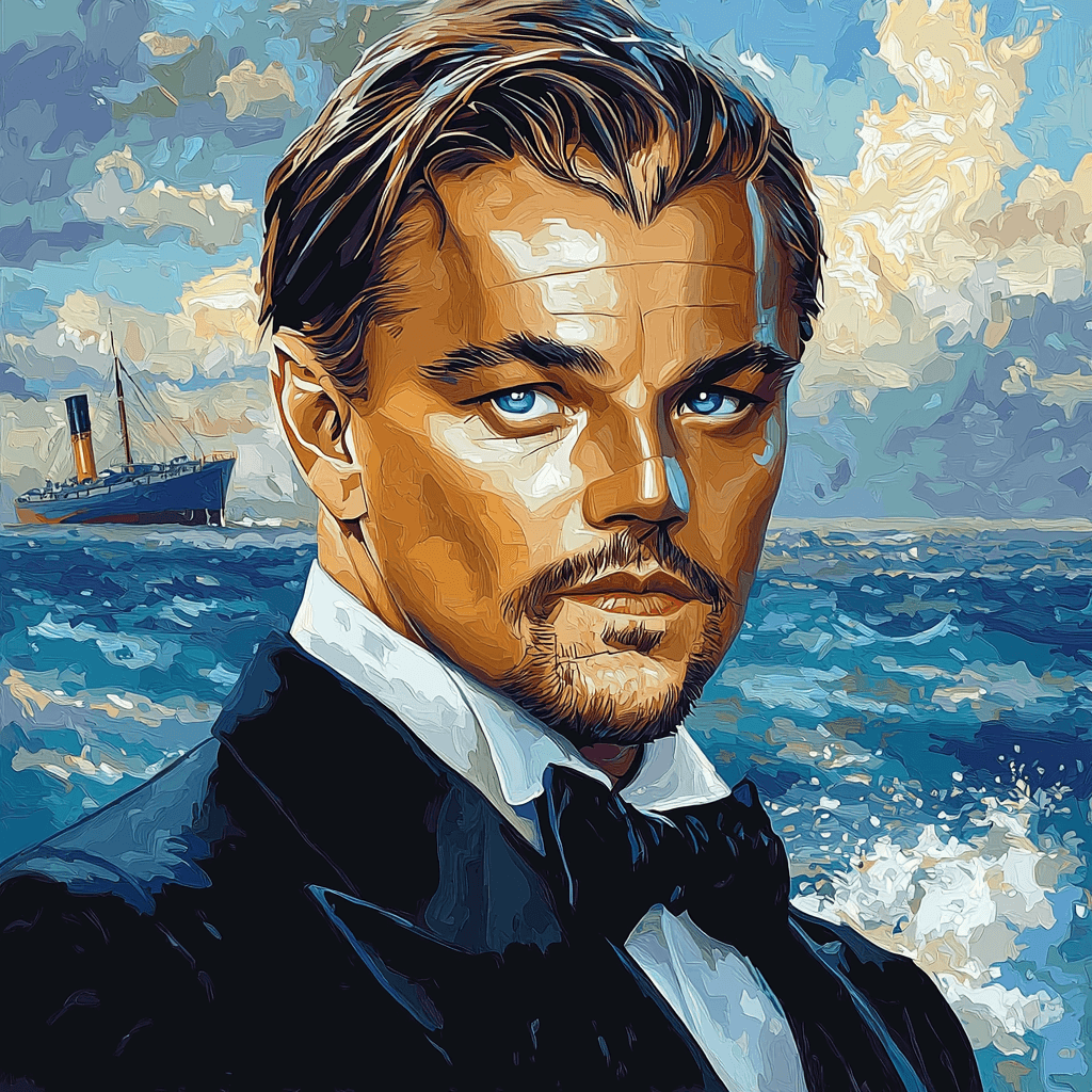 Leonardo DiCaprio: The Navigating Star Of Titanic Dreams Paint By Numbers Art