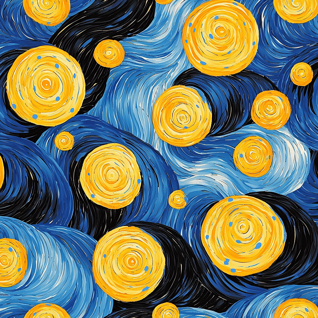 Yayoi Kusama Inspired Cosmic Rhythm In Motion DIY Paint By Numbers