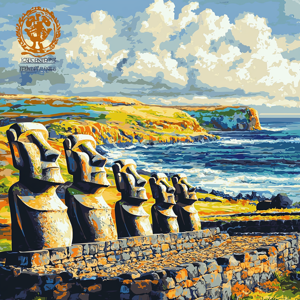 Rapa Nui National Park Paint By Numbers Kits