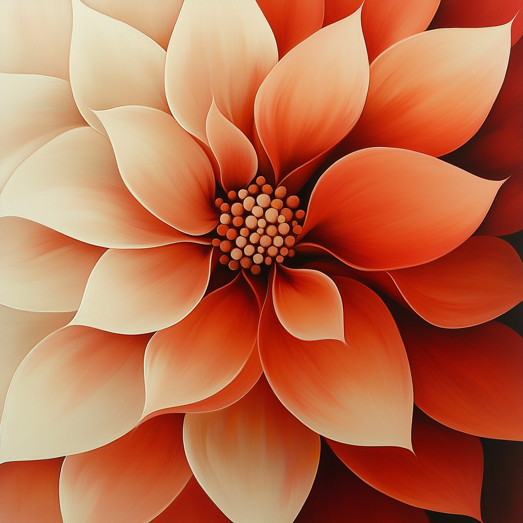Georgia OKeeffe Inspired Desert Flowers Paint by numbers art