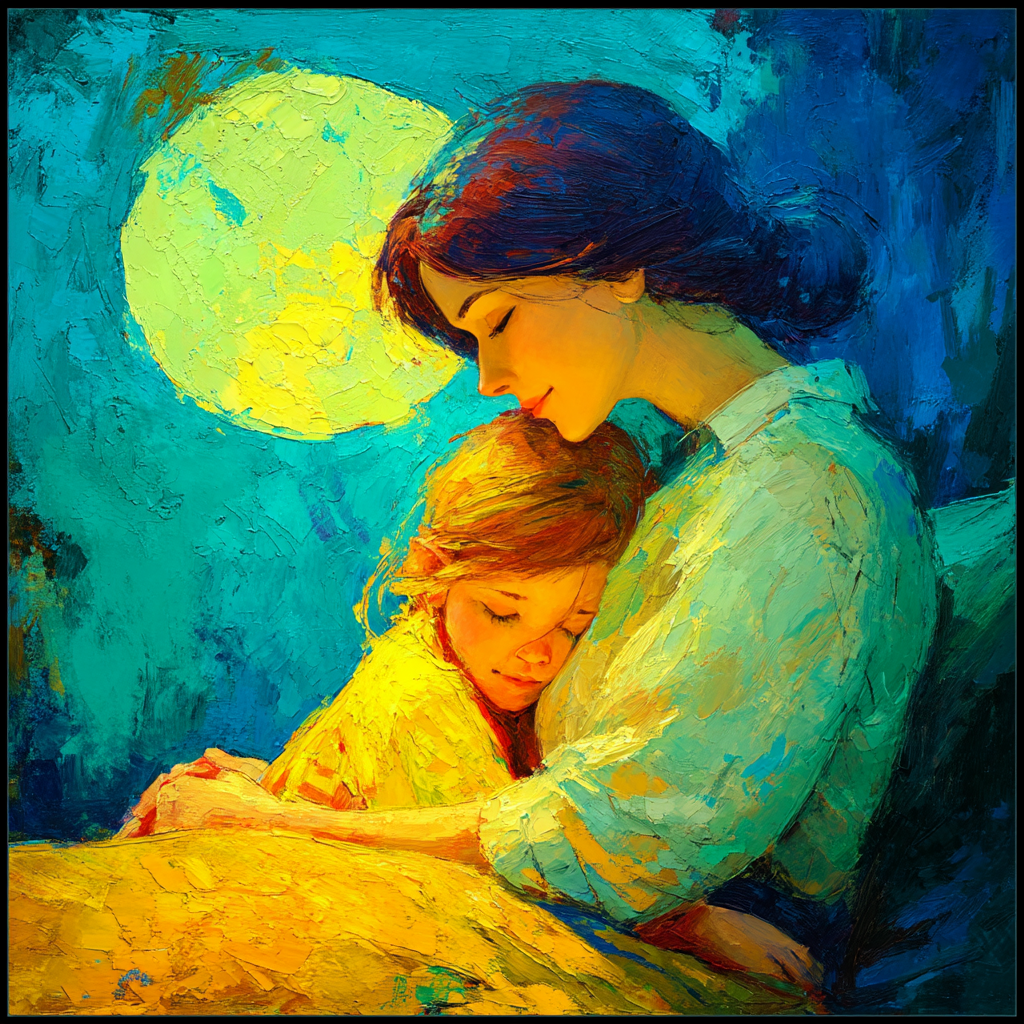 Bedtime Cuddles Painting Number Kit