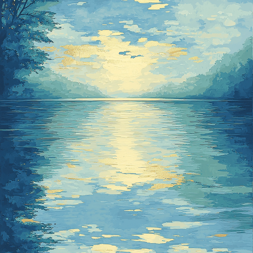 Georges Seurat Inspired Reflective Bliss Painting Number Kit