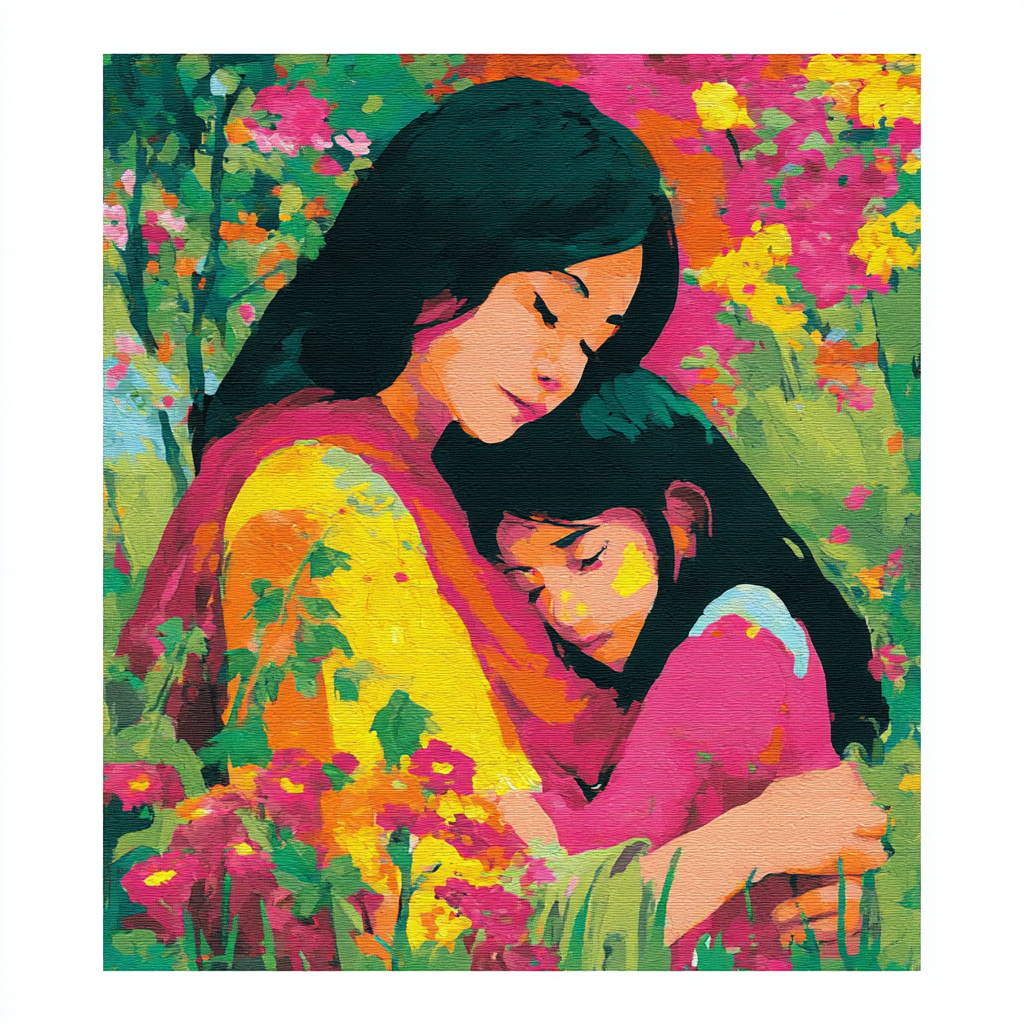 Love Blossoms In The Garden Paint By Numbers Art