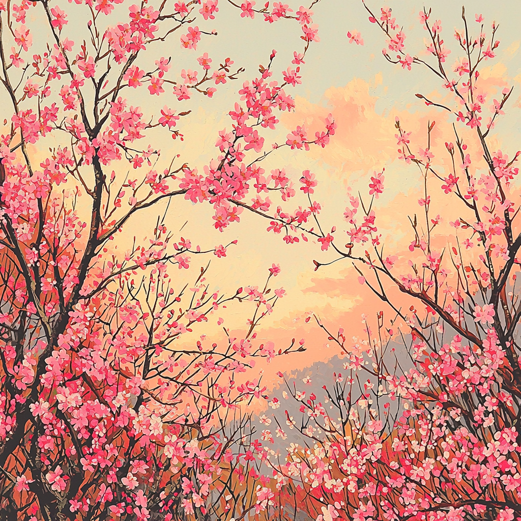 Vincent Van Gogh Inspired Blossoming Hopes Paint By Number