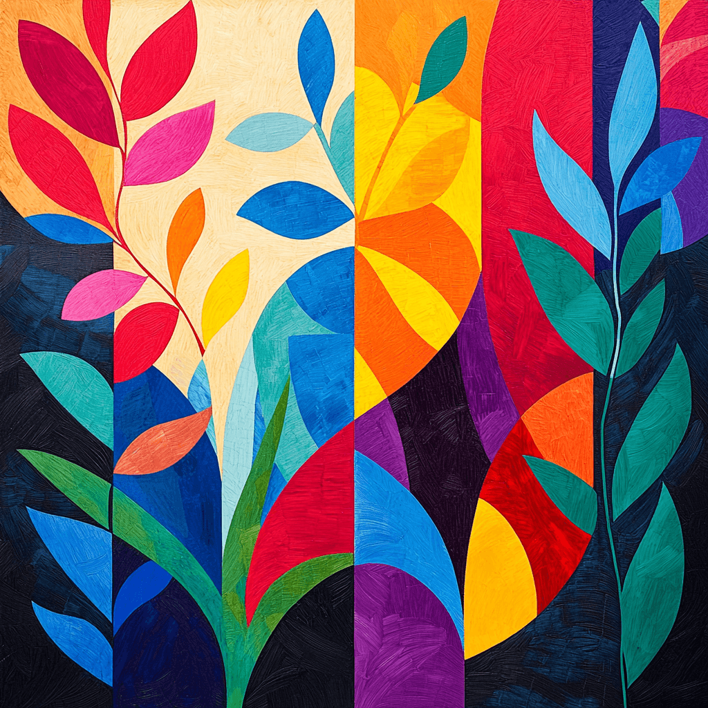 Henri Matisse Inspired Mosaic Of Life Painting By Numbers Kit