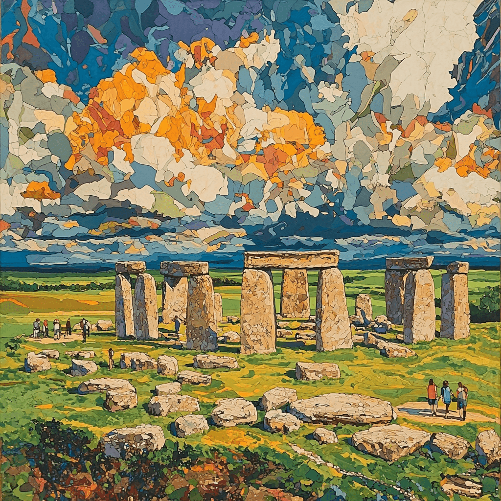 Stonehenge - England Number Painting