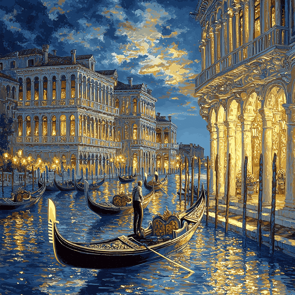Canaletto Inspired Timeless Venice Paint By Number