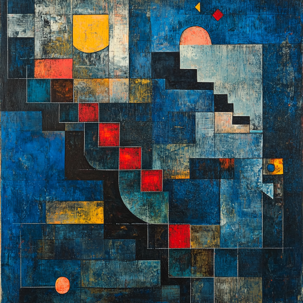 Paul Klee Inspired Exploration Of Form Paint By Numbers Art