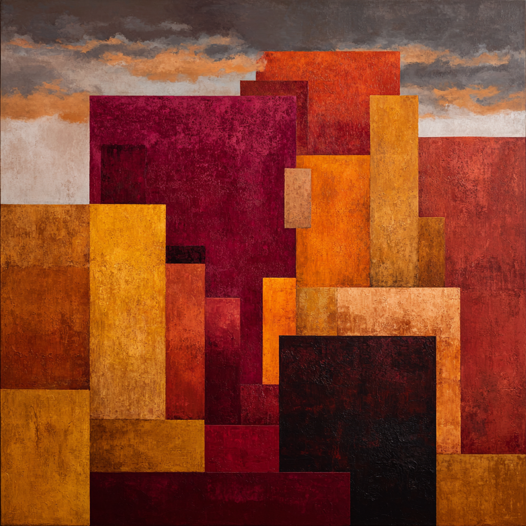 Mark Rothko Inspired Emotional Color Fields paint by number