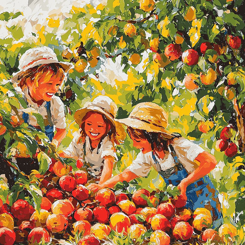 Harvesting Joy Numbered Painting Kits